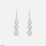 Unity Solitaire Diamod Earrings 9K Yellow Gold