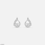 DewDrop Earrings 9K White Gold