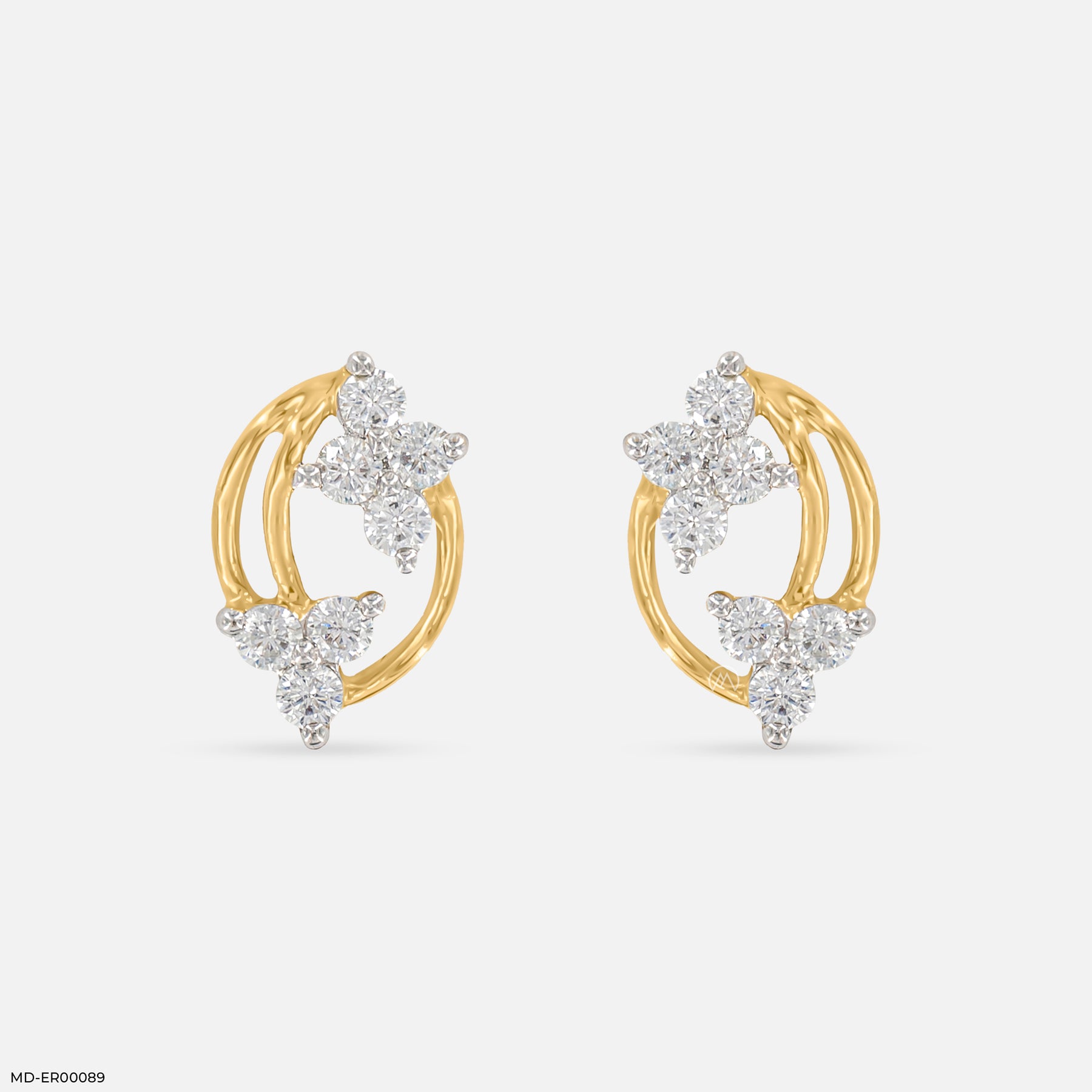 Golden Blossom earring 14K Yellow Gold