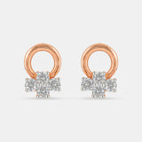 Aster Floral Earrings 14K Yellow Gold