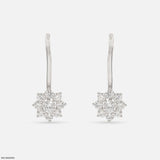 Ornate Sparkle Earrings 14K Yellow Gold