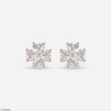 Fourever Heart Diamond Earrings Platinum 950