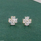 Fourever Heart Diamond Earrings Platinum 950