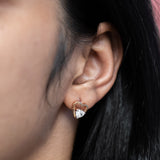 Amore Diamond Earstuds Platinum 950