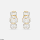 The Happy Tiara Hoops 18K Yellow Gold