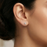 Doozie Diamond Earrings 18K Rose Gold