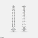 Doozie Diamond Earrings 18K Yellow Gold