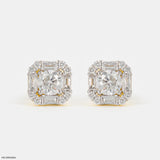 1 Carat Solitaire Eternal Spark Earrings 9K Rose Gold