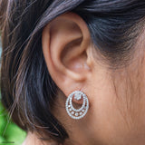 Astral Cluster Diamond Earrings 9K Yellow Gold