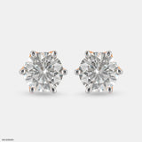2 Carat Round Classic Solitaire Stub Platinum 950