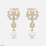 0.75 Carat Noor Lab Diamond Earrings14K Yellow Gold