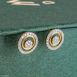 0.35 Carat Pure Magic Diamond Earrings 14K Yellow Gold