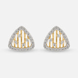 Bubbly Bars Earrings 14K White Gold