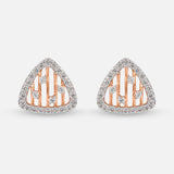 Bubbly Bars Earrings 14K White Gold