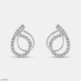 Infinity Twist Earrings 9K Rose Gold