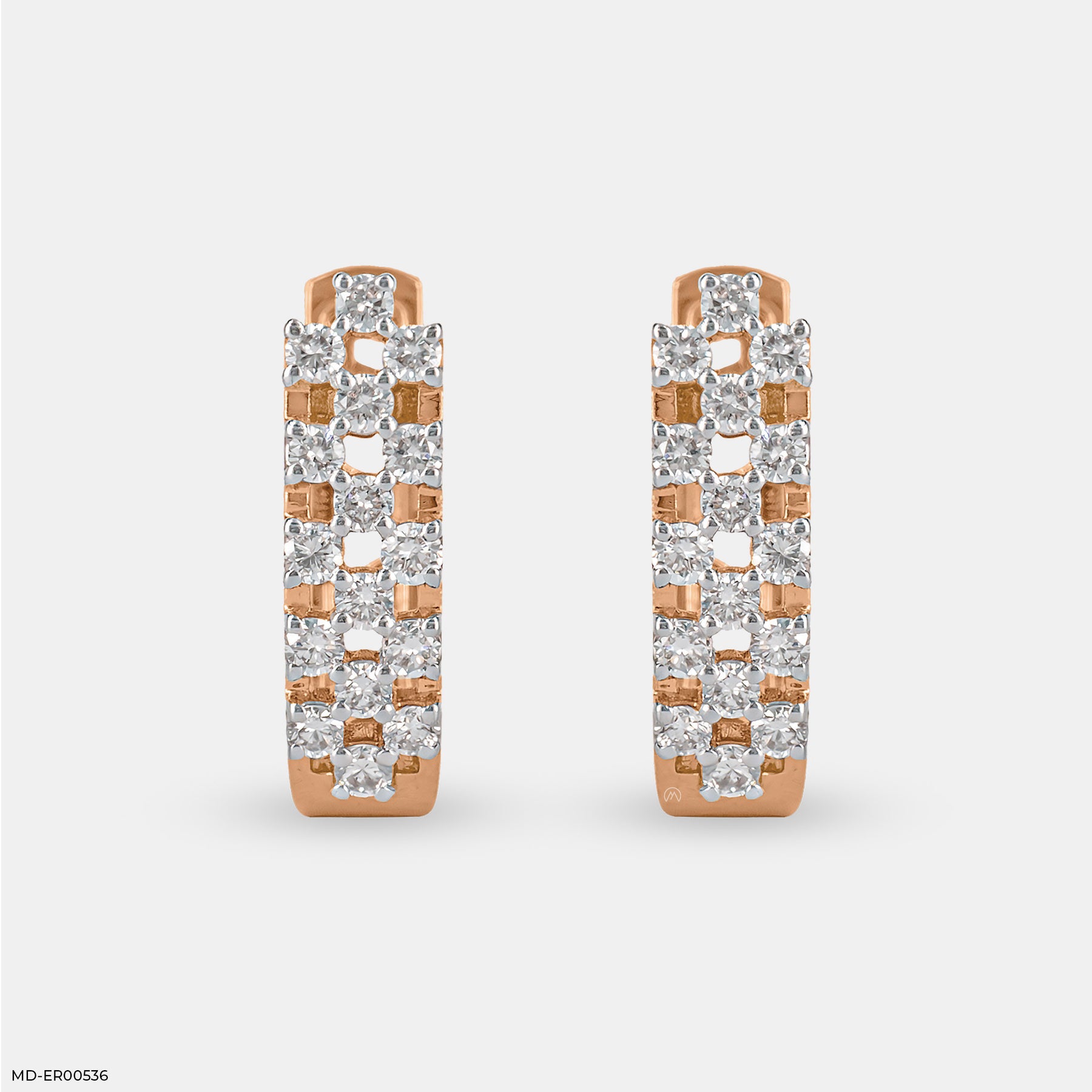 Diamond Triad Bali 14K White Gold