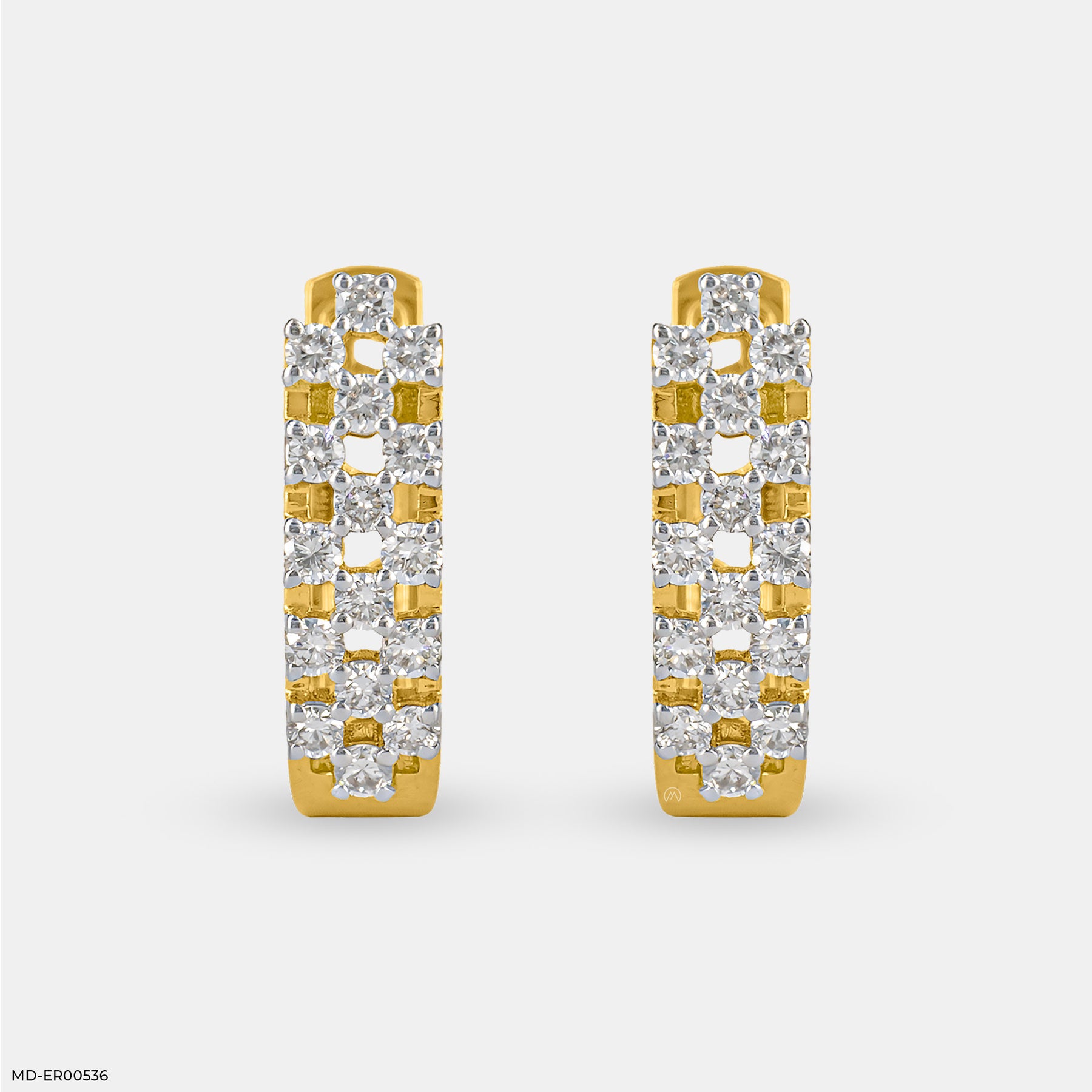 Diamond Triad Bali 14K White Gold