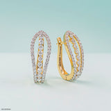 Nazaakat Balli Earrings 9K White Gold