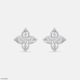 Daffodil Diamond Earrings 14K Rose Gold