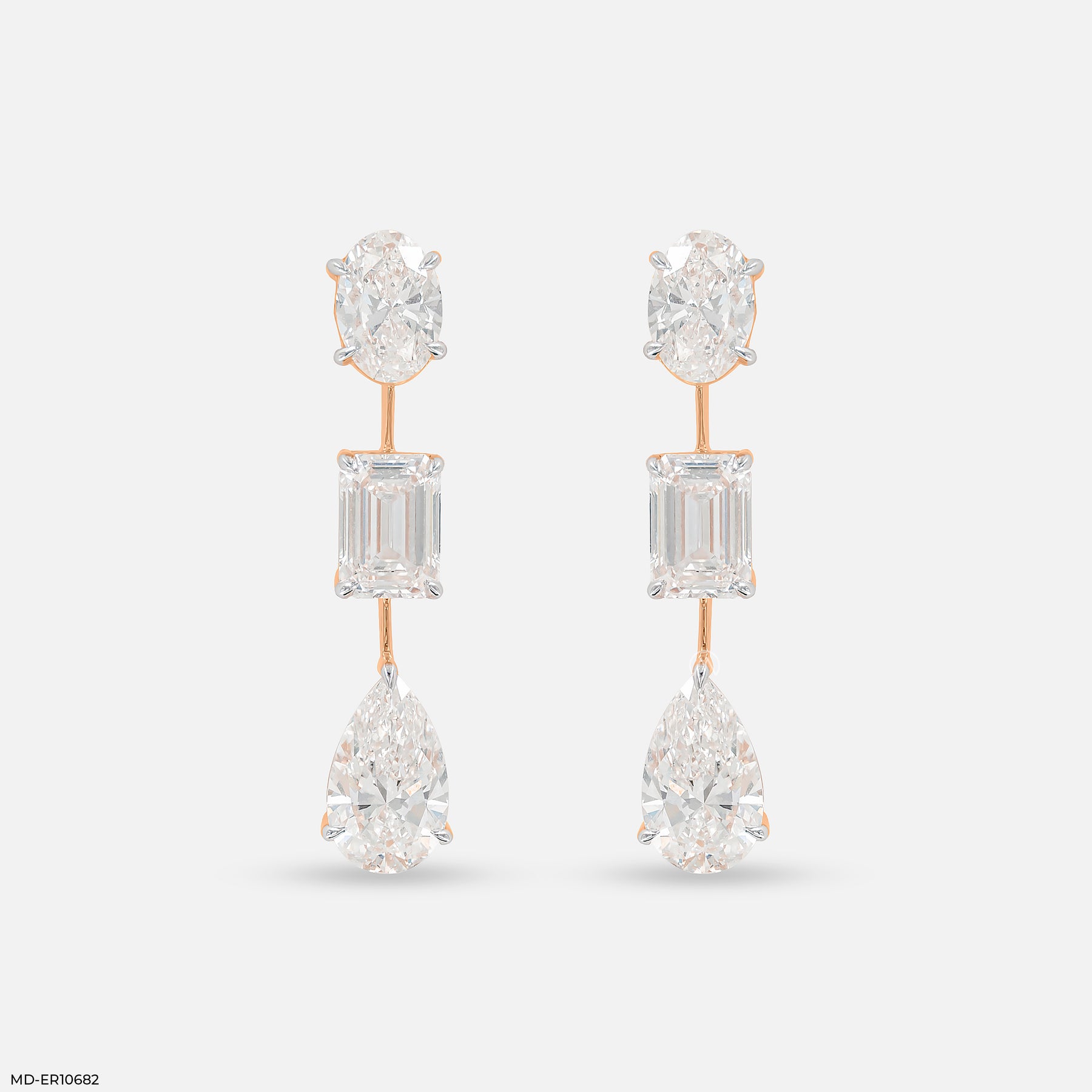 DripDrop Diamond Earrings 14K Yellow Gold