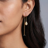 Solstice Drop Sui Dhaga Diamond Earrings Platinum 950