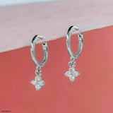 Dazzling Diamond Earring 925 Silver