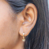 Butterfly Drop Lab Diamond Bali 925 Sterling Silver