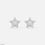 Mini Starry Lab Diamond Stud 925 Sterling Silver