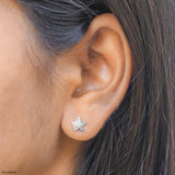 Mini Starry Lab Diamond Stud 925 Sterling Silver