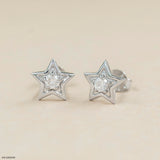 Mini Starry Lab Diamond Stud 925 Sterling Silver
