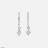 Dazzling Drop Lab Diamond Bali 925 Sterling Silver