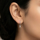 Dazzling Drop Lab Diamond Bali 925 Sterling Silver