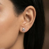 Moonara Spark Lab Diamond Stud 925 Sterling Silver