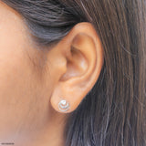 Moonara Spark Lab Diamond Stud 925 Sterling Silver