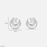 Moonara Spark Lab Diamond Stud 925 Sterling Silver