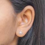 Elowen Bloom Lab Diamond Earrings 925 Sterling Silver
