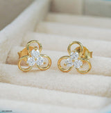 Elowen Bloom Lab Diamond Earrings 925 Sterling Silver