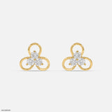 Elowen Bloom Lab Diamond Earrings 925 Sterling Silver