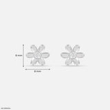 Nargis Dew Lab Diamond Earrings 925 Sterling Silver