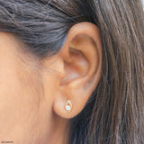 Singular Spark Lab Diamond Earrings 925 Sterling Silver