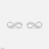 Elfinity Lab Diamond Earrings 925 Sterling Silver