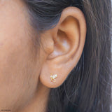 Wings of Grace Lab Diamond Earrings 925 Sterling Silver