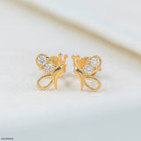 Wings of Grace Lab Diamond Earrings 925 Sterling Silver