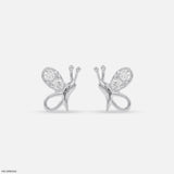 Wings of Grace Lab Diamond Earrings 925 Sterling Silver