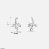 Trillia Spark Lab Diamond Earrings 925 Sterling Silver