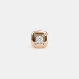 Polaris Star Diamond Mens Stud Earring Platinum 950
