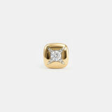 Polaris Star Diamond Mens Stud Earring Platinum 950