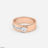 Alex Solitaire Diamond Rings 14K Rose Gold