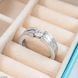 0.50 Carat Solitaire Edward Ring 14K Rose Gold