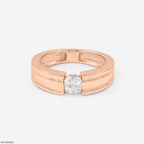 0.50 Carat Solitaire Edward Ring 14K Rose Gold